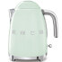 SMEG electric kettle KLF03PGEU (Pastel Green) - 1.7 L - 2400 W - Green - Plastic - Stainless steel - Water level indicator - Overheat protection