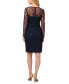 Фото #2 товара Платье длинное с длинным рукавом украшенное Papell Studio Denim