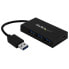 Фото #1 товара StarTech.com 4 Port USB 3.0 Hub - USB Type-A Hub with 1x USB-C & 3x USB-A Ports (SuperSpeed 5Gbps) - USB Bus Powered - USB 3.1 Gen 1 Adapter Hub - Portable/Laptop USB Hub - USB 3.2 Gen 1 (3.1 Gen 1) Type-A - USB 3.2 Gen 1 (3.1 Gen 1) Type-A,USB 3.2 Gen 1 (3.1 Gen 1) T