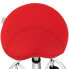 Фото #5 товара Taboret stołek hoker kosmetyczny siodłowy na kółkach Frankfurt do 150 kg czerwony