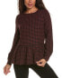 Beachlunchlounge Mila Plaid Top Women's