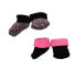 Фото #2 товара Nike 241672 Girls Infant 2-Pair Pack Knit Booties Pink/Black Size 0-6 Months