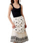 Women's Embroidered Midi Skirt