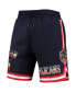 Фото #4 товара Men's Zion Williamson Navy New Orleans Pelicans Team Logo Player Shorts