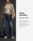 ფოტო #4 პროდუქტის Women's Highly Desirable High Rise Straight Leg Jeans
