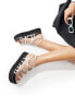 Фото #2 товара RAID Leili strappy platform sandals in silver