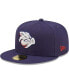 Men's Navy Lehigh Valley IronPigs Authentic Collection 59FIFTY Fitted Hat