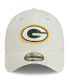 Men's Cream Green Bay Packers Classic 39THIRTY Flex Hat