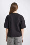 Kadın T-shirt Z9455az/bk81 Black