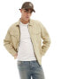 Фото #1 товара Champion utility zip up overshirt in beige