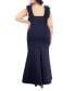 Фото #3 товара Платье женское Eliza J plus Size Tulle-Strap Sweetheart-Neck