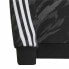 Детская толстовка с капюшоном Adidas 3 полоски Чёрная 7-8 лет - фото #9