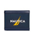 Кошелек из резины и кожи Nautica Men's Logo Синий - фото #1