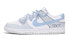 【定制球鞋】 Nike Dunk Low 礼盒 爱心 解构 高街 低帮 板鞋 男款 灰蓝 / Кроссовки Nike Dunk Low DV0831-101