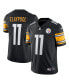 ფოტო #1 პროდუქტის Men's Chase Claypool Black Pittsburgh Steelers Vapor Limited Player Jersey