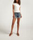 ფოტო #6 პროდუქტის Women's Suki Mid Rise Curvy Fit Shorts
