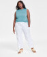ფოტო #1 პროდუქტის Trendy Plus Size Utility Pants, Created for Macy's