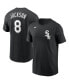 ფოტო #1 პროდუქტის Men's Bo Jackson Black Chicago White SOX Cooperstown Collection Name & Number T-shirt