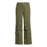 Фото #4 товара Liv & Lottie Juniors’ Women High-Rise Cargo Pants 30” Inseam L Green 100% Cotton