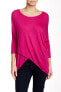 Фото #1 товара 1.STATE Womens Gardenia Cross Front Pullover Sweater Pink Size Large 132627