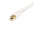 Фото #3 товара StarTech.com 3m (10 ft) White Mini DisplayPort to DisplayPort 1.2 Adapter Cable M/M - DisplayPort 4k - 3 m - DisplayPort - mini DisplayPort - Gold - White - Male/Male