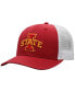 ფოტო #2 პროდუქტის Men's Cardinal, White Iowa State Cyclones Trucker Snapback Hat