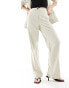 Vero Moda Rita relaxed dad trouser co-ord in stone