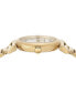 ფოტო #2 პროდუქტის Salvatore Women's Swiss Gold Ion Plated Stainless Steel Bracelet Watch 36mm