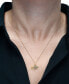 Фото #2 товара Wrapped diamond Turtle 18" Pendant Necklace (1/20 ct. t.w.) in 10k Gold, Created for Macy's