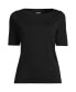 ფოტო #3 პროდუქტის Plus Size Supima Cotton T-shirt