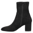 VANELi Stevy Round Toe Zippered Womens Black Dress Boots STEVY312475