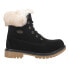 Фото #1 товара Lugz Rucker Hi Faux Fur Lace Up Womens Black Casual Boots WRUCKRHFUD-0031