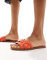 Фото #2 товара ALDO Elanaa padded flat sandals in orange leather