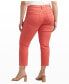 ფოტო #3 პროდუქტის Plus Size Cassie Mid Rise Cropped Pants