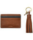 Фото #1 товара Leather Card Case Gift Set and Key Fob Set, 2 Pieces