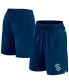 Фото #1 товара Men's Deep Sea Blue Seattle Kraken Authentic Pro Tech Shorts
