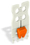 Фото #3 товара WAGO 2091-1602/002-000 - Terminal block separator - 1 pc(s) - Polyamide - Orange - White - 0.27 g