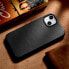 Etui z naturalnej skóry do iPhone 14 MagSafe Case Leather pokrowiec czarny