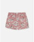 ფოტო #1 პროდუქტის Baby Girl French Terry Short Pink Jasmine Flower Print - Infant