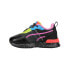 Фото #3 товара Puma Mirage Tech Lava Lace Up Toddler Girls Black Sneakers Casual Shoes 3890480