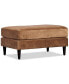 Фото #1 товара Iliza 38" Fabric Cuddle Ottoman, Created for Macy's