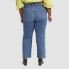 Фото #5 товара Levi's Women's Plus Size Ultra-High Rise Ribcage Straight Jeans - Summer Slide
