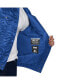 ფოტო #2 პროდუქტის Levi’s x Starter Men's Royal New York Mets Silver Tab Satin Full-Snap Trucker Jacket