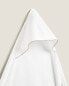 Фото #8 товара Velour hooded baby towel with trim detail