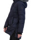 Women's Faux-Fur-Trim Hooded Puffer Coat Синий, XS - фото #7