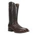 Фото #2 товара Ferrini Dakota Caiman Crocodile Embroidered Square Toe Cowboy Mens Brown Dress