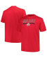 Фото #1 товара Men's Scarlet Ohio State Buckeyes Big and Tall Team T-shirt