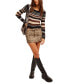 ფოტო #1 პროდუქტის Women's Mod Moment Faux-Leather Mini Skirt