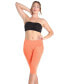 Women's High-Waisted Tummy Control Shaping Capri Leggings