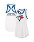 ფოტო #1 პროდუქტის Women's White Toronto Blue Jays Tater Tank Top